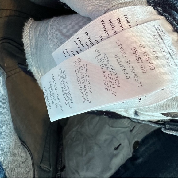 NWT GOOD AMERICAN GOOD LEGS FRAY WAISTBAND SIZE 0 - Picture 16 of 16